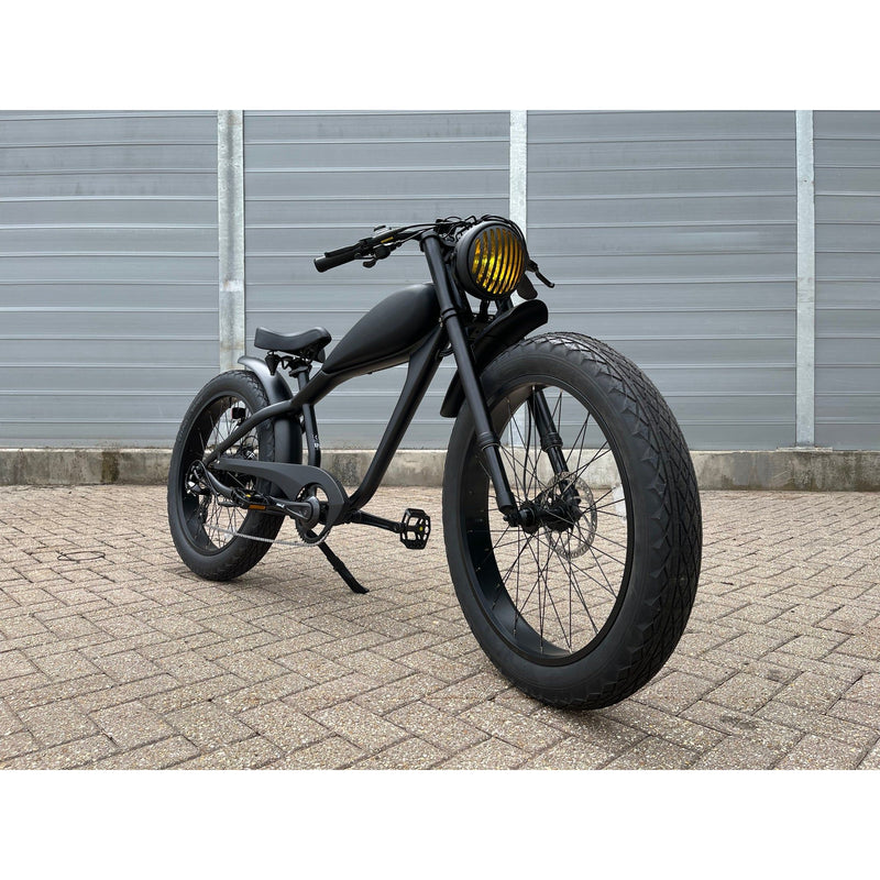Load image into Gallery viewer, Cafe King 750S Black Edition eBike - 750w, 48v, Cafe Racer Style Electric Bike

