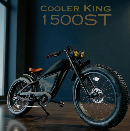 Cooler King 1500S  eBike - 52v, Retro Style Electric Bike