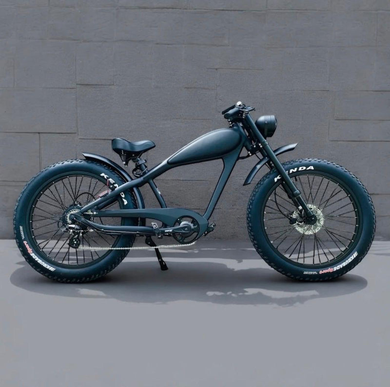 تحميل الصورة في عارض المعرض، دراجة كهربائية Cooler King 750S BLACK EDITION - 48 فولت، دراجة كهربائية على الطراز القديم
